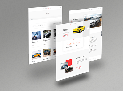 Car Booking Website Desing branding design ui web website website design wordpress wordpress website