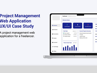 Project Management Web Application UX/UI Case Study case study design ui user experience design ux web