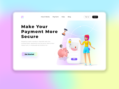 Landing Page Design UI