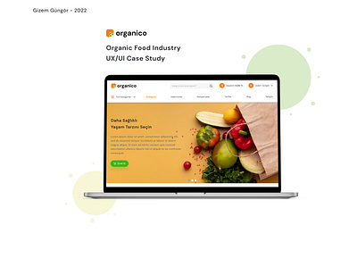 Organic Food Website UX/UI Case Study branding design interaction logo portfolio ui user experience design user interface user interface design ux uxui web website