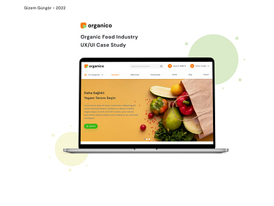 Organic Food Website UX/UI Case Study