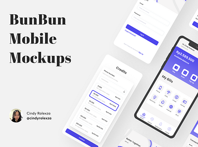 BunBun - E wallet Mobile App app mobile ui