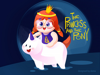 Princess festival horse illustration monster moon music pony poster princess web