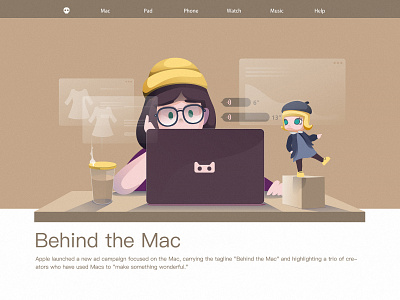 Behind the Mac