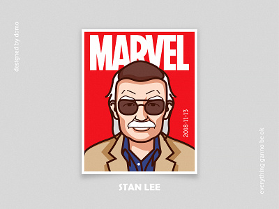 Stan lee illustration magzin marvel poster stanlee web