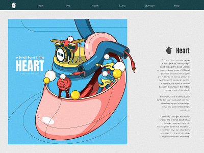Heart band heart heart beat illustration music poster rock web