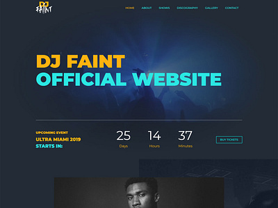 DJ Faint website