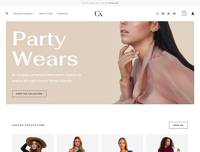 Fashion website fashion website