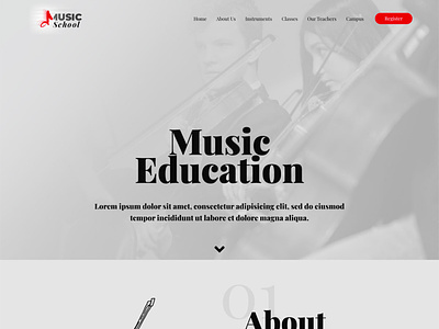 Music School Website