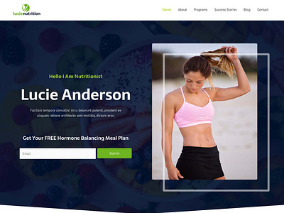 Nutritionist WordPress Website