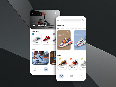 Shop shoes 👟 animation app art branding clean design graphic design illustration minimal mobile motion graphics ui uidesign ux web website