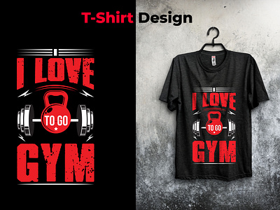 GYM T-Shirt Design.