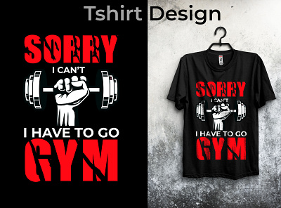 GYM T-Shirt Design. sexy