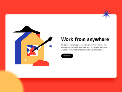 Spotify Jobs - Work from anywhere - w/ Tutorial figma figma illustration figma tutorial guitar illustration illustration tutorial music illustration spotify spotify illustration spotify jobs work from home work from home illustration