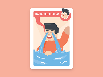 Usability Toolkit - Laughing at your Users (8/17) card cry funny situation illustration laugh stream tears testing usability usability lab ux