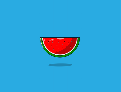 Watermelon illustration animation design graphic design illustration vector