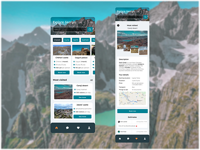 Explore Georgia country explore geography georgia guide nature tours travel travelling ui ui ux ux