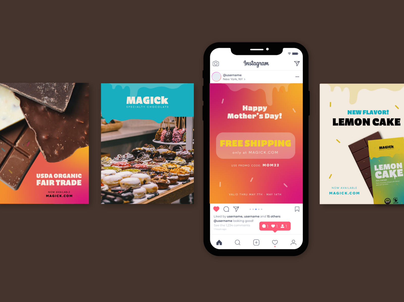 Instagram - Social Media Designs by Sarah Joy Street on Dribbble