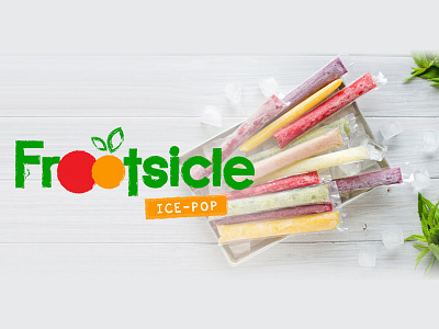 Logo Design for ICE POPSICLE childhood colorful frootsicle fruit ice icepop memories popsicle vibrant