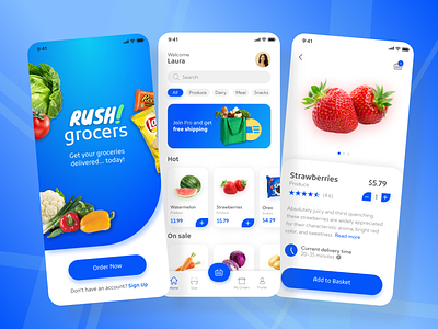 Rush Grocers - Mobile grocery app