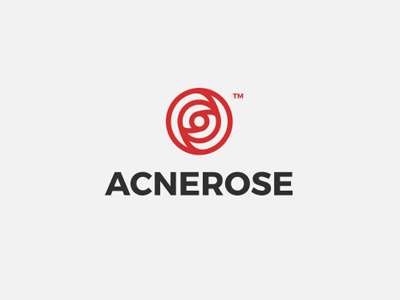 Acnerose branding logo logotype mark sign