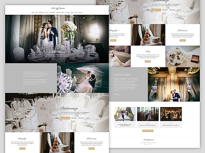 Weddings organiser homepage