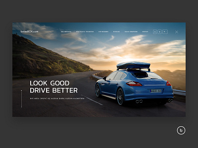 Bolee Homepage 1/4 auto automotive box car design e commerce ui ux web webdesign