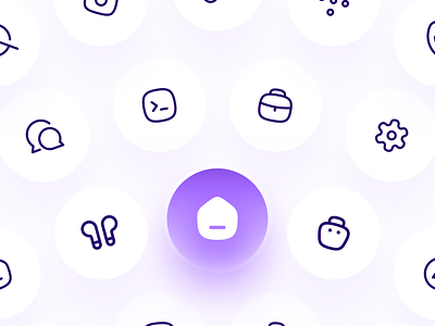 Mimicons — Premium Icons app clean concept design icons icons set iconset illustration minimal neumorphism squircle ui ux