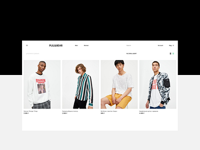 PULL&BEAR – Mobile UI/UX Redesign Concept