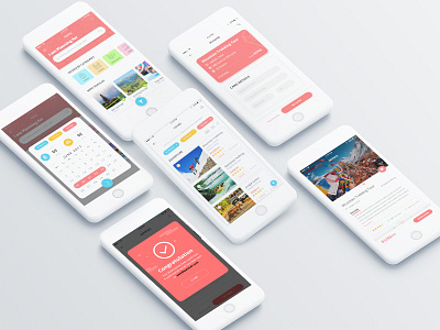 Travel App Concept design travel app travel ui travel ux