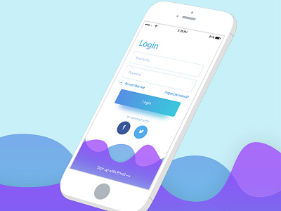 Login Page Concept login page ux design