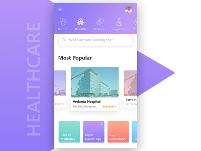 Healthcare App in making health care icon design ux design visual design