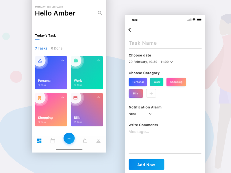 Daily Task Management - TO DO App by Kapil Singh on Dribbble