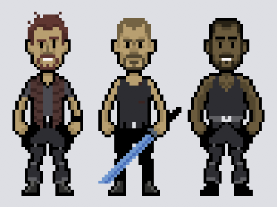 Dark Matter PixelArt 3 4 and 6