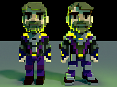 VOXEL powerup characters