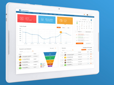 Dashboard for Financial Management System