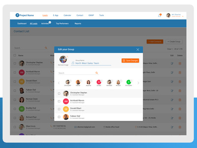 Dashboard for Financial Management System