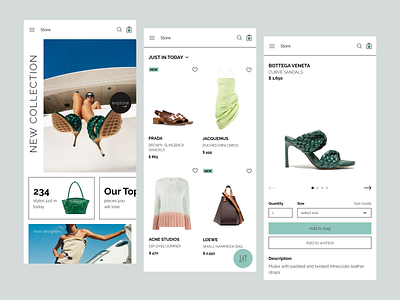 Fashion store app design app design dribbble fashion mobile shop store store app ui