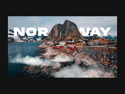 Norway animation animation design dribbble motion design nature norway ui web