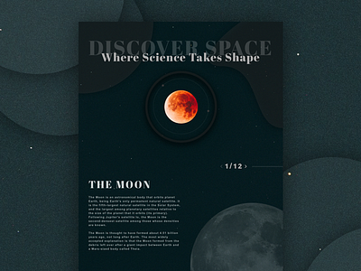 Discover Space dribbble space web