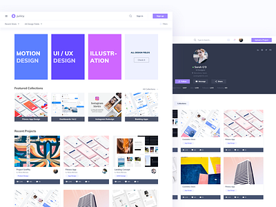 Juiiicy Redesign design dribbble ui user interface ux web white