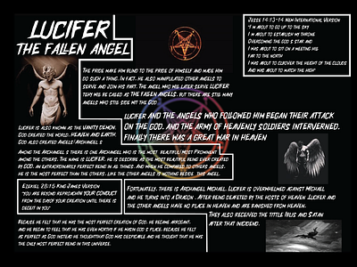 Lucifer graphic design