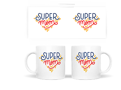 11 oz mug super mom template design digital file dxf illustration logo mug sublimation svg tshirt