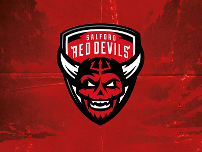 Salford Red Devils Rebrand branding devil logo sports