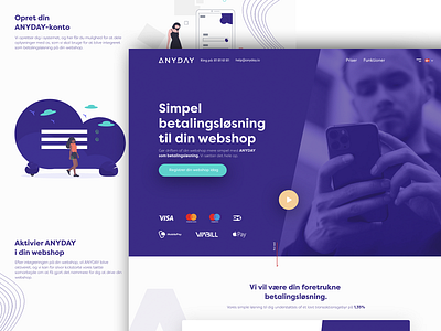 Landingpage - design proposal - Anyday