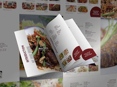 New Menu Card to Dash Teak House Restaurant, Chiang Mai branding design food indesign menucard restaurant thailand