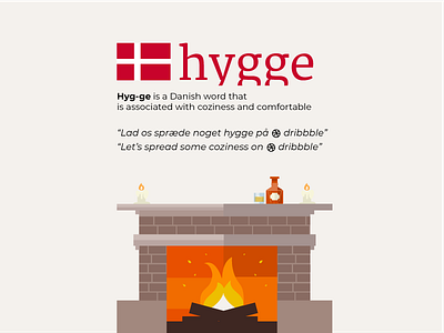 Let's spread some 'hygge' on dribbble