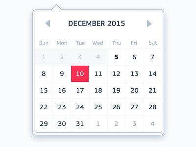 Date picker calendar clean date interface picker square sans widget