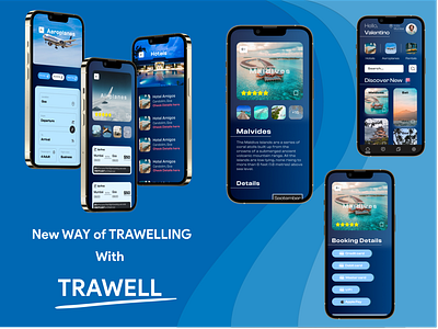 Trawell - Travelling App UI