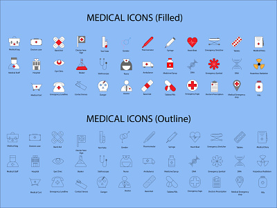 MEDICAL (ICON PACK) brand branding concept graphic graphic design iconpack icons illustration illustrator logo medical ui